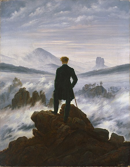 Caspar David Friedrich - The Wanderer above a Sea of Mist