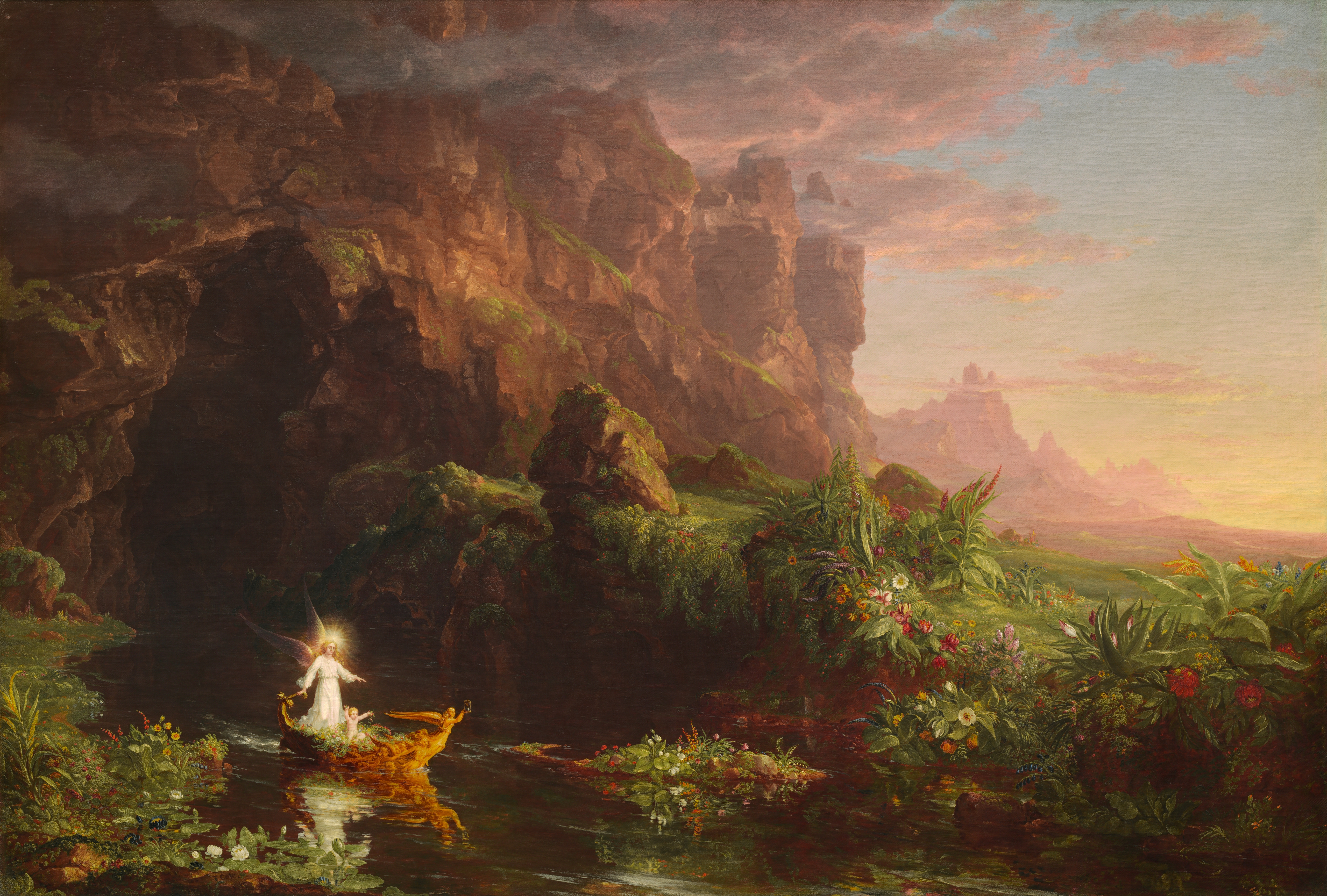 Thomas Cole - The Voyage of Life - Childhood